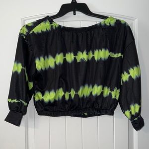 Shein Off the Shoulder Crop Top